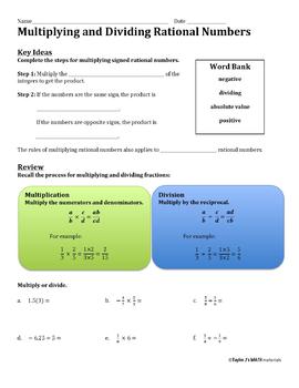 lesson 4 homework practice dividing rational numbers