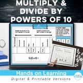 Multiplying and Dividing by Powers of 10 Including Decimal