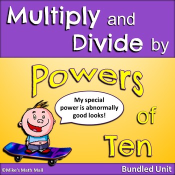 Preview of Multiplying and Dividing by Powers of 10 (Bundled Unit)
