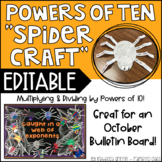 Multiplying and Dividing by Powers of Ten - Editable Hallo