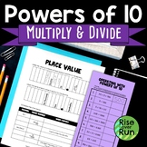 Multiplying and Dividing with Powers of Ten