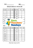 Multiplying and Dividing by 10 and 100 Worksheets (3 level