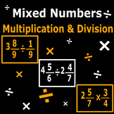 Multiplying and dividing mixed fractions with like & unlik