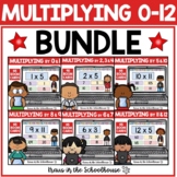 Multiplying by 0 - 12 BOOM Cards Bundle | Multiplication Practice
