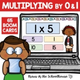 Multiplying by 0 and 1  Boom Cards | Math Multiplication Practice