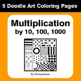 Multiplication by 10, 100, 1000 - Coloring Pages | Doodle 