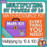 Multiplying by 10 & 100 (Powers of 10) activities with dig