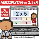 Multiplying by 2, 3, and 4  Boom Cards | Math Multiplicati