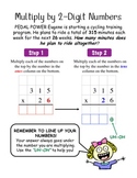 Multiplying by 2-Digit Numbers - Notes and Activity