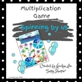 Multiplying by 4s Multiplication Game