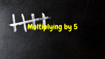 Preview of Multiplying by 5 - Google Slides Practice