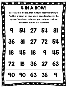 multiply by 9 teaching resources teachers pay teachers