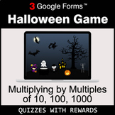 Multiplying by Multiples of 10, 100, 1000 | Halloween Deco