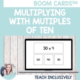 Multiplying by Multiples of Ten Boom Cards