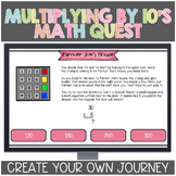 Multiplying by Multiples of Ten Digital Math Game (3.NBT.3)
