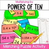 Multiplying by Powers of 10 - Powers of Ten - Decimals and