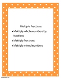 Multiplying fractions