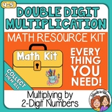Multiplying two-digit by 2-digit Numbers Math Kit with Digital Options Math Kit