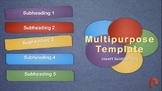 Multipurpose Construction Paper Template