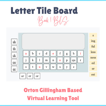 Preview of Multisensory Letter Tile Board - Google Slides