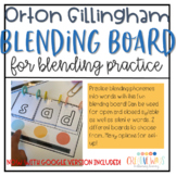 Orton Gillingham Blending Board for Blending Practice w/ D