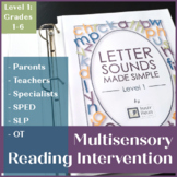 Multisensory Reading Intervention: Letter Sounds Made Simp