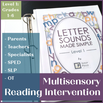 Preview of Multisensory Reading Intervention: Letter Sounds Made Simple LEVEL 1