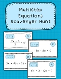 Multistep Equation Scavenger Hunt