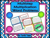 Multistep Multiplication Word Problem Task Cards