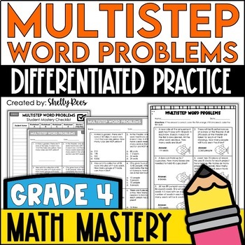 Preview of Multistep Word Problems Worksheets