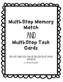 Multistep Word Problems Memory Match and Task Cards