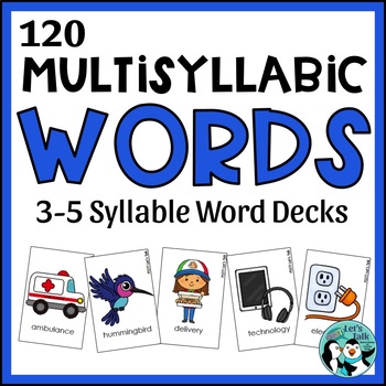 Preview of Multisyllabic Flashcards