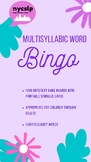 Multisyllabic Word Bingo and Flashcards