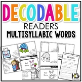 Multisyllabic Words Decodable Readers | Phonics, Fluency, 