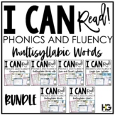 Multisyllabic Words Reading Fluency and Phonics Activities