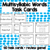Multisyllabic Words Task Cards