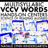 Multisyllabic Words VCCV Syllable Division Centers Science