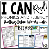 Multisyllabic Words With Blends | Phonics and Reading Comp