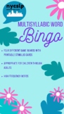 Multisyllable Word Bingo and Flashcards