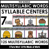 Multisyllabic Words Activities Bundle * ON SALE FOR $1 PER