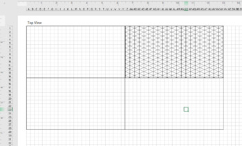 Preview of Multiview Drawing Paper 8.5x14