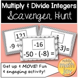 Multiply & Divide Integers Scavenger Hunt