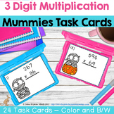 Multiplication 3 Digit by 2 Digit Task Cards - Math Center