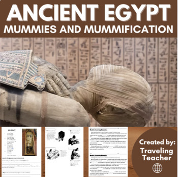 Preview of Mummies and Mummification in Ancient Egypt: Reading Passages + Activity