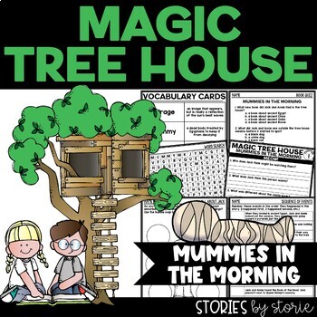 Mummies and Pyramids Magic Tree House Bundle Printable and Digital  Activities