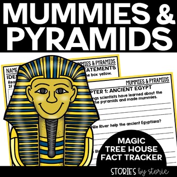 Preview of Mummies and Pyramids Magic Tree House Fact Tracker Activities