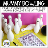 Mummy Bowling Recording Sheet - FREE