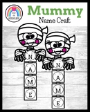 Mummy Name Craft Activity for Fall, Halloween Center