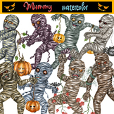 Mummy watercolor (Clipart)
