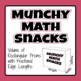 Munchy Math Snacks - Volume of Rectangular Prisms - Fracti